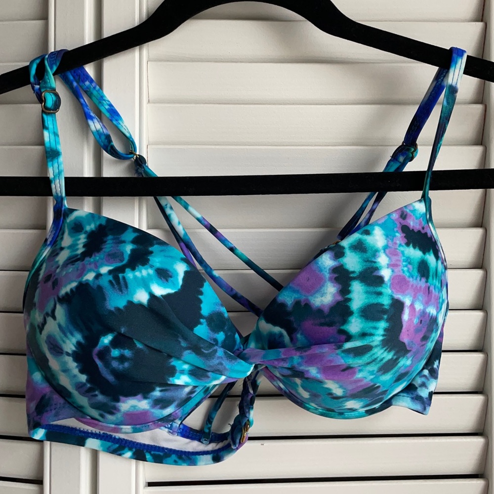 Bikini top! Blue, push up padded bikini top💙